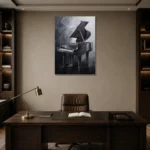 Premium Wall Art Dikey Html Edition – MUSIC2806049 displayed in a contemporary gallery-inspired room