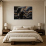 Premium Wall Art Yatay Html Edition – MUSIC2806056 showcased in an elegant minimalist interior