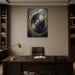 Premium Wall Art Dikey Html Edition – MUSIC2806058 displayed in a contemporary gallery-inspired room