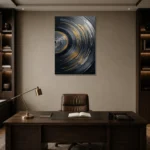 Premium Wall Art Dikey Html Edition – MUSIC2806060 displayed in a contemporary gallery-inspired room