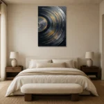 Premium Wall Art Dikey Html Edition – MUSIC2806060 showcased in an elegant minimalist interior