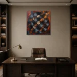 Premium Wall Art Kare Html Edition – MUSIC2806061 displayed in a contemporary gallery-inspired room