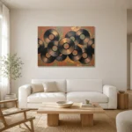 Premium Wall Art Yatay Html Edition – MUSIC2806064 styled in a refined neutral interior