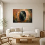 Premium Wall Art Yatay Html Edition – MUSIC2806065 styled in a refined neutral interior