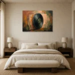 Premium Wall Art Yatay Html Edition – MUSIC2806065 showcased in an elegant minimalist interior