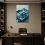 Premium Wall Art Dikey Html Edition – MUSIC2806067 displayed in a contemporary gallery-inspired room