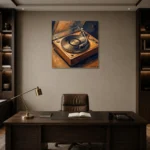 Premium Wall Art Kare Html Edition – MUSIC2806070 displayed in a contemporary gallery-inspired room