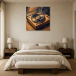 Premium Wall Art Kare Html Edition – MUSIC2806070 showcased in an elegant minimalist interior