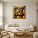 Premium Wall Art Kare Html Edition – MUSIC2806072 styled in a refined neutral interior