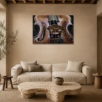 Premium Wall Art Yatay Html Edition – MUSIC2806075 presented in a sophisticated home setting