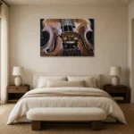 Premium Wall Art Yatay Html Edition – MUSIC2806075 showcased in an elegant minimalist interior