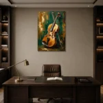 Premium Wall Art Dikey Html Edition – MUSIC2806077 displayed in a contemporary gallery-inspired room