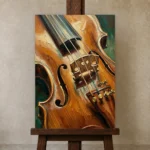 Premium Wall Art Dikey Html Edition – MUSIC2806078 displayed on a studio easel