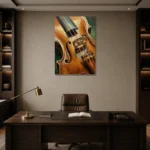 Premium Wall Art Dikey Html Edition – MUSIC2806078 displayed in a contemporary gallery-inspired room