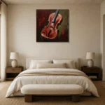 Premium Wall Art Kare Html Edition – MUSIC2806079 showcased in an elegant minimalist interior