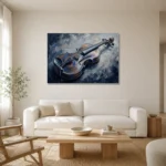 Premium Wall Art Yatay Html Edition – MUSIC2806082 styled in a refined neutral interior