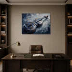 Premium Wall Art Yatay Html Edition – MUSIC2806082 displayed in a contemporary gallery-inspired room
