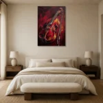 Premium Wall Art Dikey Html Edition – MUSIC2806086 showcased in an elegant minimalist interior