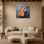 Premium Wall Art Kare Html Edition – MUSIC2806088 presented in a sophisticated home setting