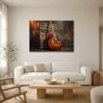 Premium Wall Art Yatay Html Edition – MUSIC2806091 styled in a refined neutral interior