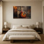 Premium Wall Art Yatay Html Edition – MUSIC2806091 showcased in an elegant minimalist interior