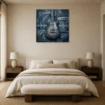 Premium Wall Art Kare Html Edition – MUSIC2806097 showcased in an elegant minimalist interior
