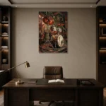 Premium Wall Art Dikey Html Edition – MUSIC2806105 displayed in a contemporary gallery-inspired room