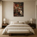 Premium Wall Art Dikey Html Edition – MUSIC2806105 showcased in an elegant minimalist interior