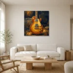 Premium Wall Art Kare Html Edition – MUSIC2806106 styled in a refined neutral interior