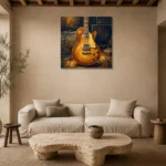 Premium Wall Art Kare Html Edition – MUSIC2806106 presented in a sophisticated home setting