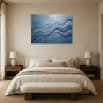 Premium Wall Art Yatay Html Edition – MUSIC2806109 showcased in an elegant minimalist interior
