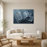 Premium Wall Art Yatay Html Edition – MUSIC2806111 styled in a refined neutral interior