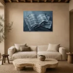 Premium Wall Art Yatay Html Edition – MUSIC2806111 presented in a sophisticated home setting