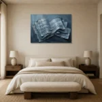 Premium Wall Art Yatay Html Edition – MUSIC2806111 showcased in an elegant minimalist interior