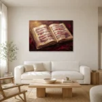 Premium Wall Art Yatay Html Edition – MUSIC2806127 styled in a refined neutral interior