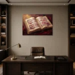 Premium Wall Art Yatay Html Edition – MUSIC2806127 displayed in a contemporary gallery-inspired room