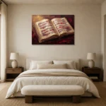 Premium Wall Art Yatay Html Edition – MUSIC2806127 showcased in an elegant minimalist interior