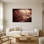 Premium Wall Art Yatay Html Edition – MUSIC2806128 styled in a refined neutral interior
