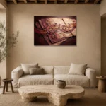 Premium Wall Art Yatay Html Edition – MUSIC2806128 presented in a sophisticated home setting