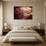 Premium Wall Art Yatay Html Edition – MUSIC2806128 showcased in an elegant minimalist interior