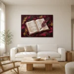 Premium Wall Art Yatay Html Edition – MUSIC2806129 styled in a refined neutral interior