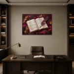 Premium Wall Art Yatay Html Edition – MUSIC2806129 displayed in a contemporary gallery-inspired room