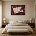 Premium Wall Art Yatay Html Edition – MUSIC2806129 showcased in an elegant minimalist interior