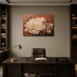 Premium Wall Art Yatay Html Edition – MUSIC2806137 displayed in a contemporary gallery-inspired room
