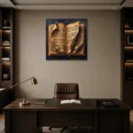 Premium Wall Art Kare Html Edition – MUSIC2806142 displayed in a contemporary gallery-inspired room