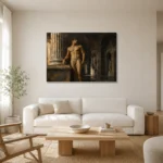 Premium Wall Art Yatay Html Edition – NUDE0826070 styled in a refined neutral interior