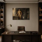 Premium Wall Art Yatay Html Edition – NUDE0826070 displayed in a contemporary gallery-inspired room