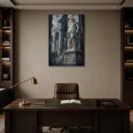 Premium Wall Art Dikey Html Edition – NUDE0826075 displayed in a contemporary gallery-inspired room