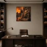 Premium Wall Art Kare Html Edition – NUDE0826080 displayed in a contemporary gallery-inspired room