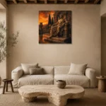 Premium Wall Art Kare Html Edition – NUDE0826080 presented in a sophisticated home setting